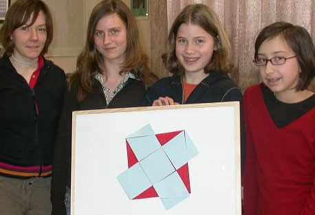 Bianca, Inge, Laurence en Ulke
